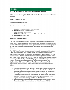 executive summary template for proposal grant proposal executive summary