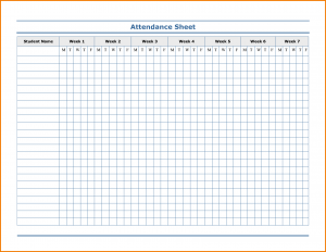 expense report template excel attendance sheet template