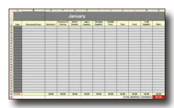 expense sheets templates