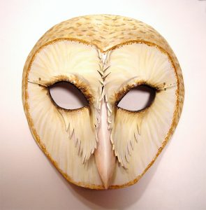 face mask template barn owl leather mask by teonova by teonova dxlv