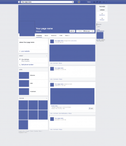 facebook page template facebook template vector