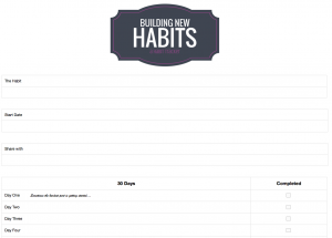 facebook template pdf habit tracker