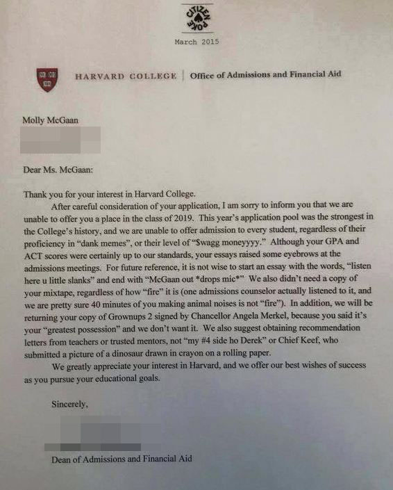 Fake College Acceptance Letter Template Business