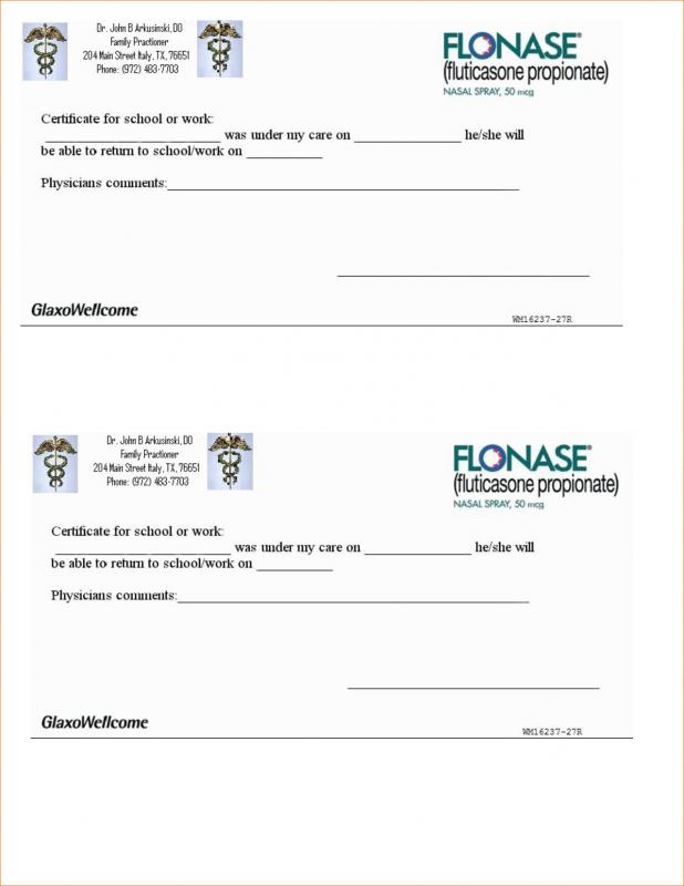 Fake Doctors Note Template Template Business Fake Doctors Note Template Template Business