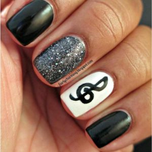 fall nails designs music nail design for short nails