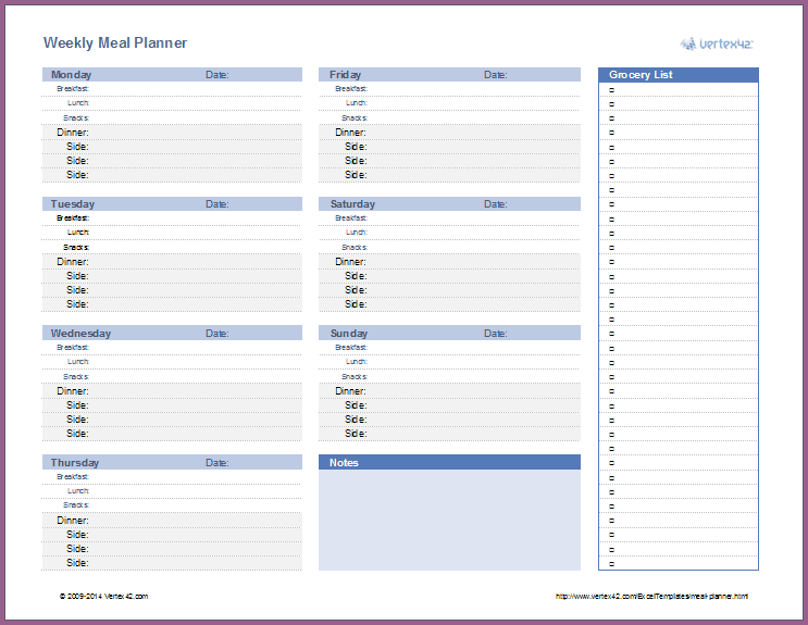 family budget spreadsheet