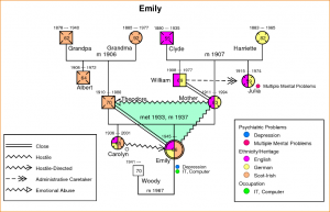 family genogram example example of a genogram sample ex