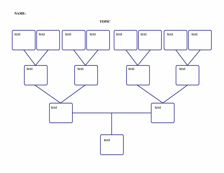 3 generations genogram template