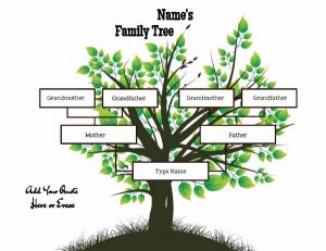 family newsletter template family tree x