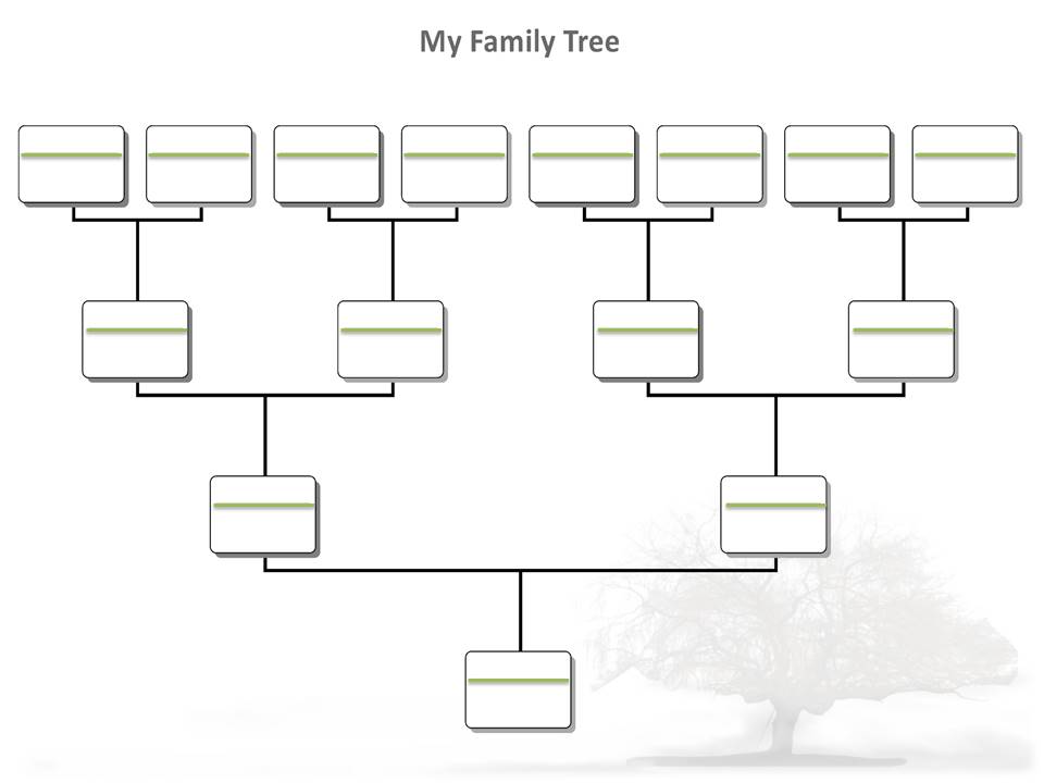 Family Tree Blank Template Business