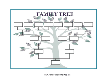 family tree blank