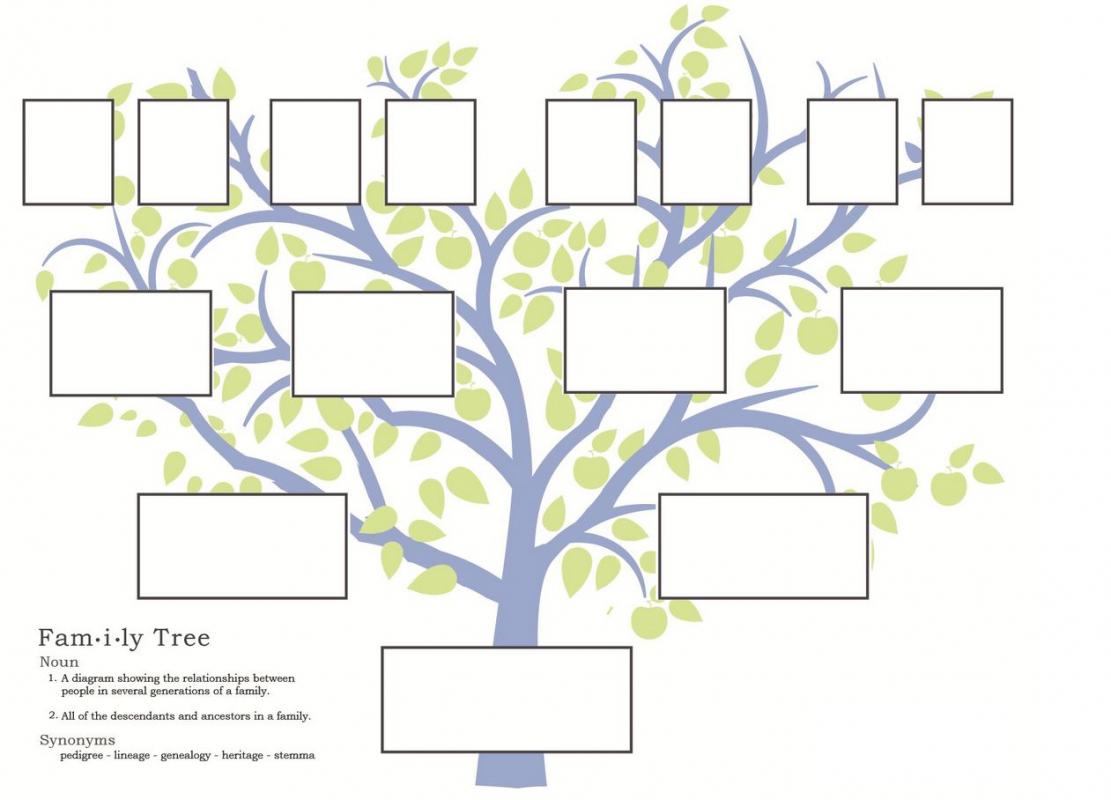 family tree template free