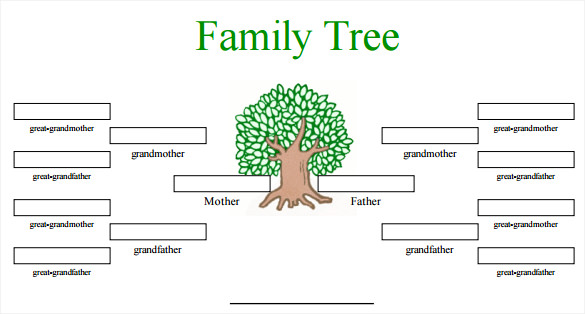 family tree template word