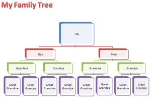 family tree template word family tree activity template smart art