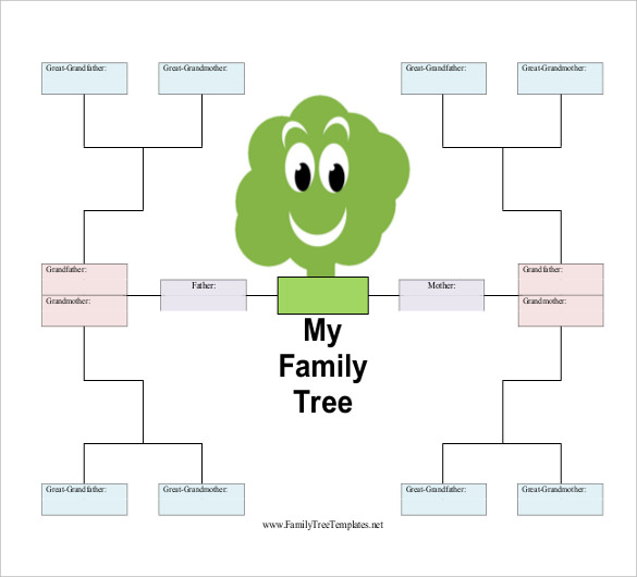 family tree word template