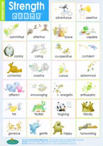 family trees for kids strength card ne stickers