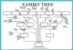 family trees format blank family tree template