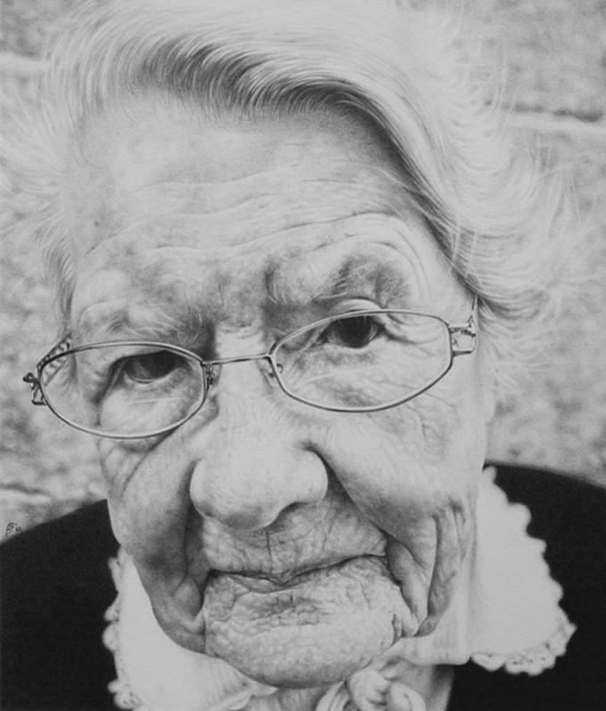 Famous Black And White Drawing Artists : Portrait Black And White ...