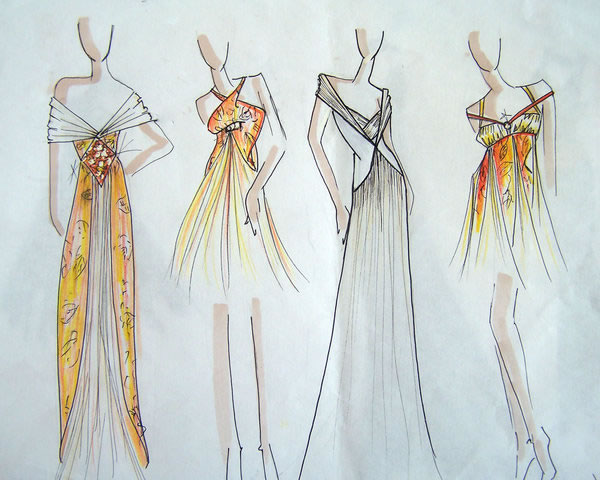 fashion design sketches