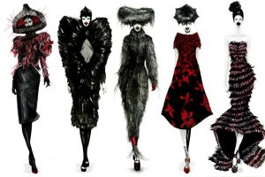 fashion designer sketches