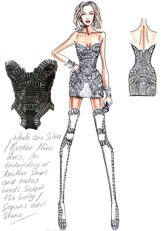 fashion designer sketches