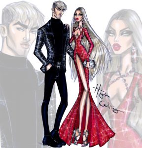 fashion designer sketches newyearglam