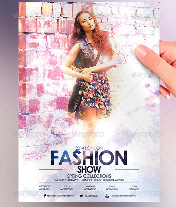 fashion show flyer