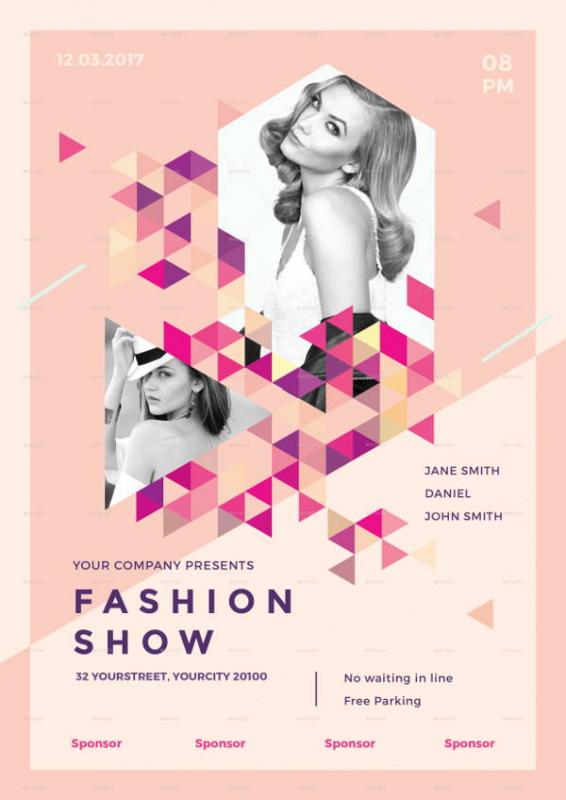 fashion show flyer