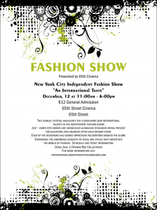 fashion show flyer fashion show print design flyer redesigned product front