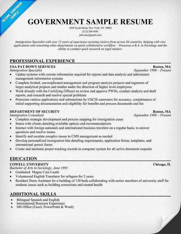 federal resume writing opm