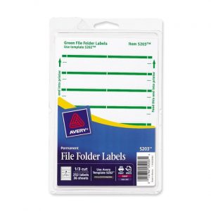 file folder labels template large