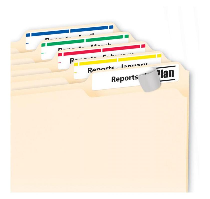 file folder labels template