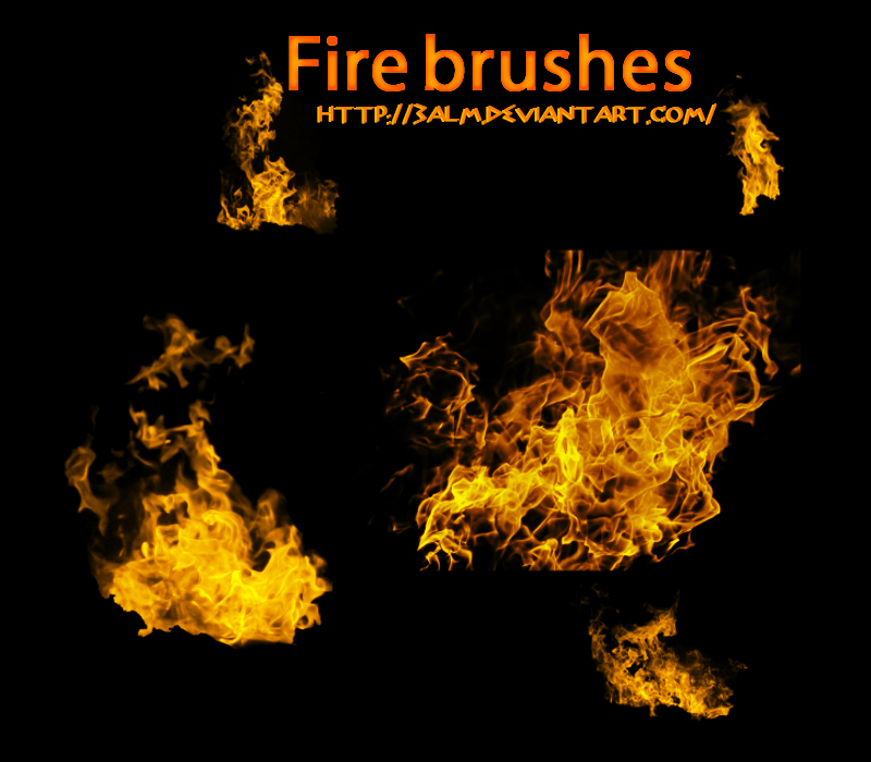 Fire Brush Photoshop | Template Business