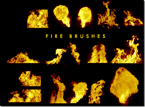 fire brush photoshop