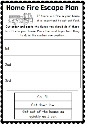 fire escape plan template