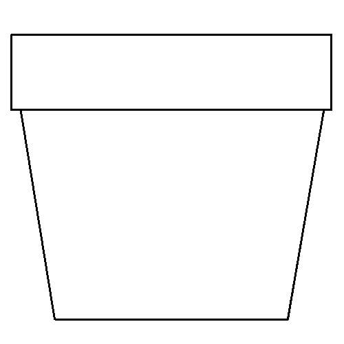 Flower Pot Template Template Business