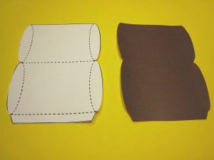 folding card template pill box template