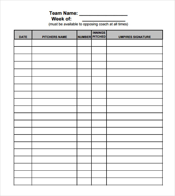 Nfl Depth Chart Template