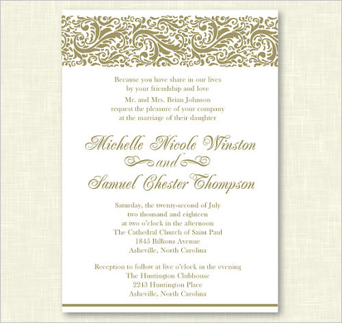 formal invitation template