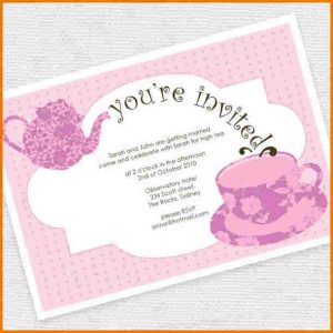 formal invitations template tea party invitation template bridal tea invitations template yhsogqm