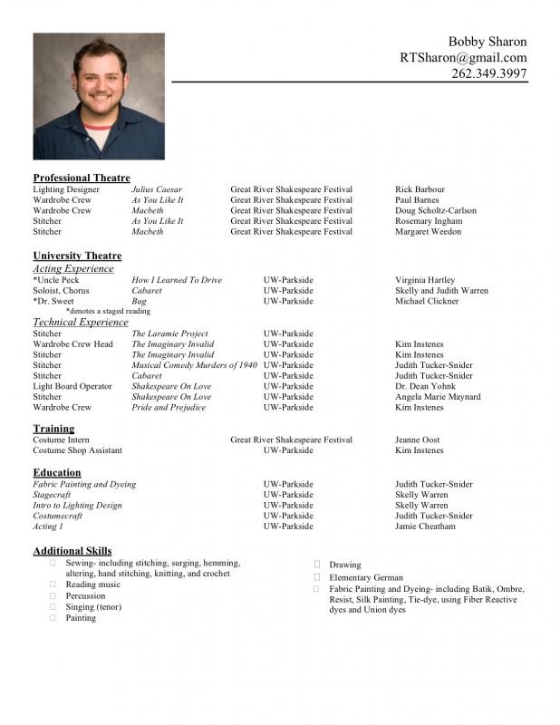 formatting a resume