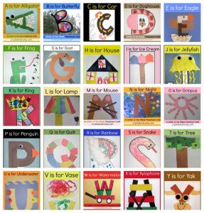 free alphabet templates letter of the week crafts for preschoolers x