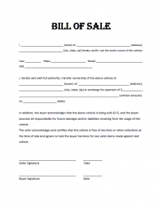 free bill of sale template free bill of sale template lszgjqn