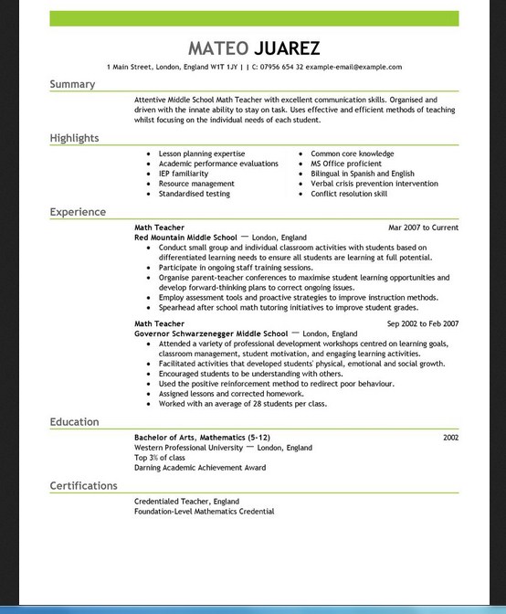 Free Blank Resume Templates For Microsoft Word