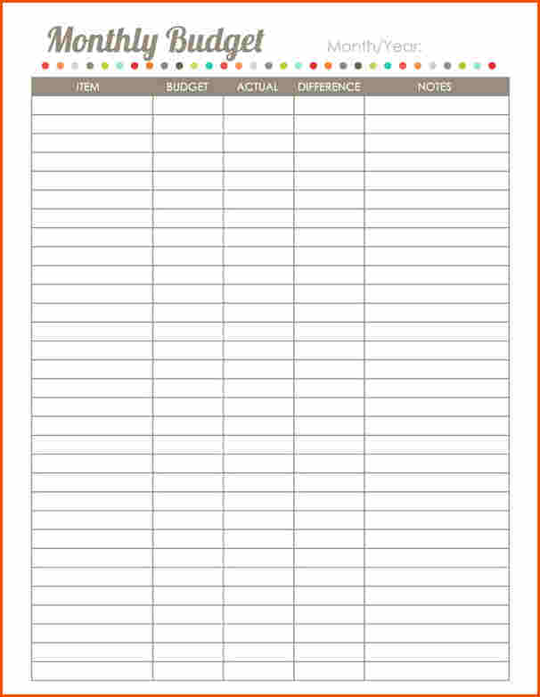 free blank spreadsheet templates