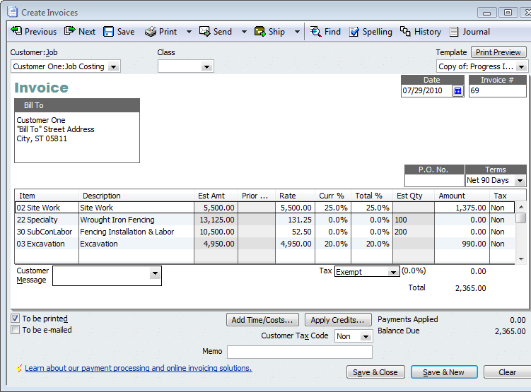 free building estimate format in excel