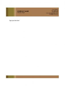 free business letterhead templates letterhead template