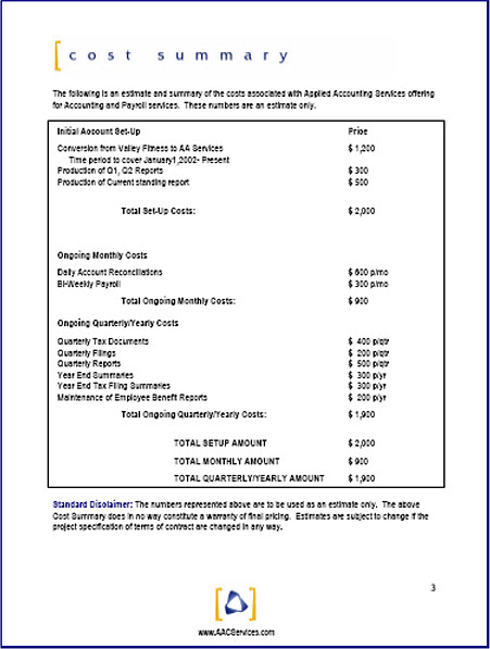 free business proposal template