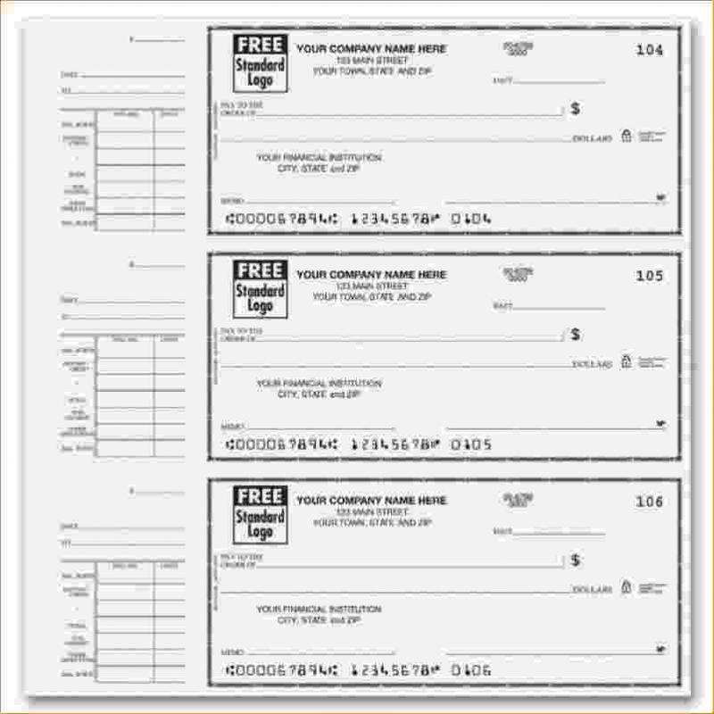 How To Make A Check Stub Template