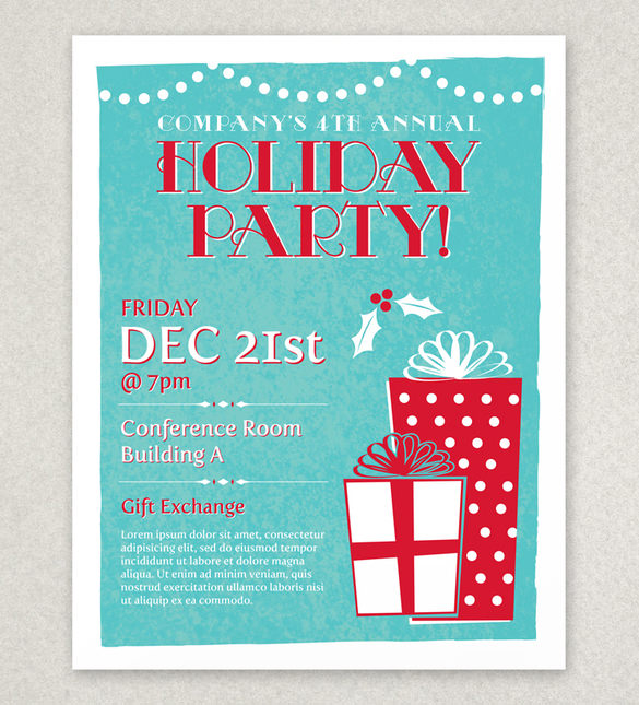 free christmas flyer templates